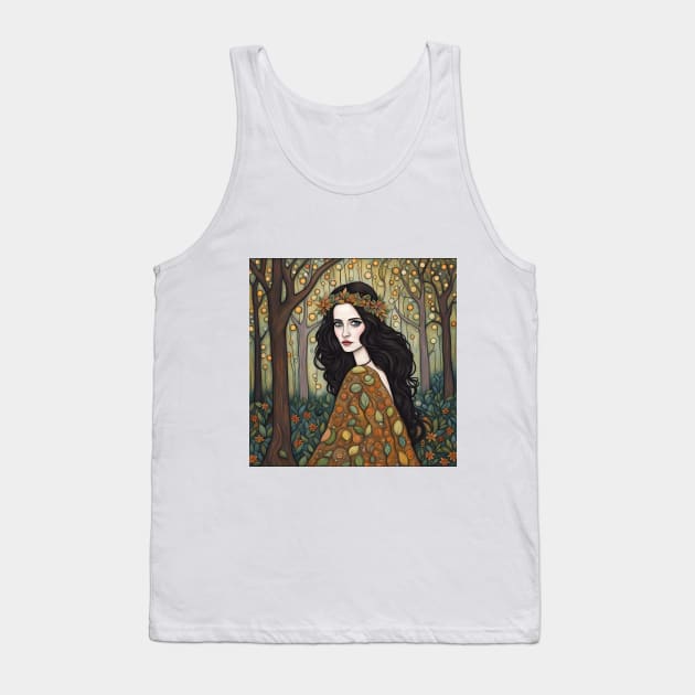 Eva Green as a fairy in the woods Tank Top by Colin-Bentham